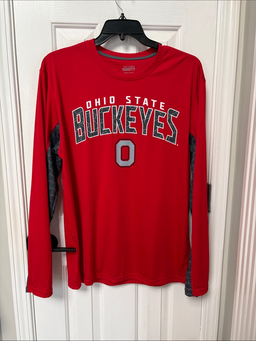 Ohio State Buckeyes Men's Red Long-Sleeve Performance Shirt